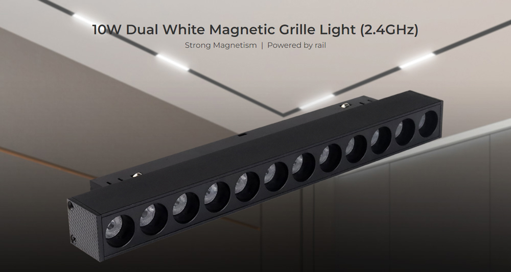 MG2-10N-RF 2.4GHz 10W Dual White Magnetic Grille Light